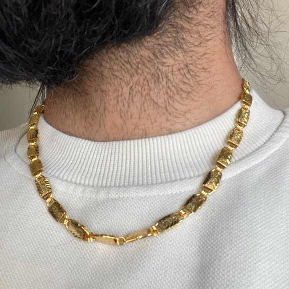 Custom Designed Links Gold Coated Chain - Picture 4 of 4